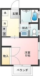 モンプチウエダの物件間取画像